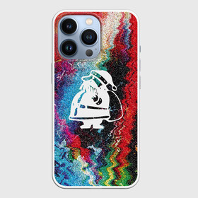 Чехол для iPhone 13 Pro с принтом Дед Мороз и северное сияние в Ухте,  |  | абстракция | дед мороз | новый год | праздник | пятна