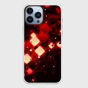 Чехол для iPhone 13 Pro Max Рубиновый поток: в Ухте,  |  | красный | кубики | нг | неон | неоновые | новый год | перелив | природа | рубин | рубиновый | узор