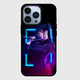 Чехол для iPhone 13 Pro с принтом MAKI ZENIN JUJUTSU KAISEN NEON в Ухте,  |  | Тематика изображения на принте: anime | japan | japanese | jujutsu | jujutsu kaisen | kaisen | maki zenin | sukuna | tattoo | аниме | двуликий призрак | иероглифы | инумаки | итадори | итадори юдзи | магическая битва | нобара | панда | рёмен | рёмен сукуна | сатору