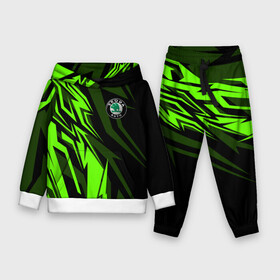 Детский костюм 3D (с толстовкой) Skoda | Узор: в Ухте,  |  | octavia | rapid | rs | skoda | superb | yeti | авто | автомобиль | ам | ети | как у всех | карбон | машина | октавия | подарок | рапид | суперб | шкода