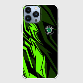 Чехол для iPhone 13 Pro Max Skoda | Узор: в Ухте,  |  | octavia | rapid | rs | skoda | superb | yeti | авто | автомобиль | ам | ети | как у всех | карбон | машина | октавия | подарок | рапид | суперб | шкода