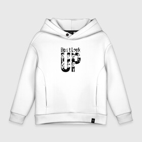 Детское худи Oversize хлопок с принтом Dont look up black edition в Ухте, френч-терри — 70% хлопок, 30% полиэстер. Мягкий теплый начес внутри —100% хлопок | боковые карманы, эластичные манжеты и нижняя кромка, капюшон на магнитной кнопке | netflix | бланшет | дженифер лоуренс | ди каприо | кейт бланшет | кино | леонардо ди каприо | лоуренс | мерил стрип | не смотри наверх | не смотрите неверх | стрип | фильм | фильмы