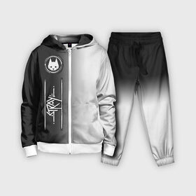 Детский костюм 3D с принтом STRAY | Градиент (По вертикали) в Ухте,  |  | game | games | logo | stray | вертикально | градиент | игра | игры | кот | котик | котики | коты | лого | логотип | логотипы | мордочка | символ | символы | стрей