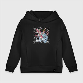 Детское худи Oversize хлопок с принтом Маленькая звёздная войнушка в Ухте, френч-терри — 70% хлопок, 30% полиэстер. Мягкий теплый начес внутри —100% хлопок | боковые карманы, эластичные манжеты и нижняя кромка, капюшон на магнитной кнопке | Тематика изображения на принте: astronaut | beam | crater | hype | moon | octopus | planet | saturn | skull | space | spaseship | stars | tentacles | weapons | звёзды | зубы | космический корабль | космонавт | космос | кратер | луна | луч | оружие | осьминог | планеты | сатурн | хайп | 