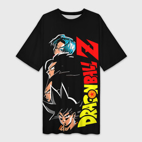 Платье-футболка 3D с принтом Dragon Ball персонажи в Ухте,  |  | anime | berserker super sa | dragon ball | dragon ball super | dragon ball z | dragonball | goku | legendary super saiyan | manga | super saiyan | аниме | драгон болл | драгонболл | жемчуг дракона | легендарный супер сайян | легендарный суперса