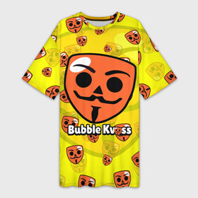 Платье-футболка 3D BUBBLE KVASS  БАБЛ КВАС: в Ухте,  |  | brawl stars | бабл квас | бабле квас | баблквас | бравл старс | игра | мем