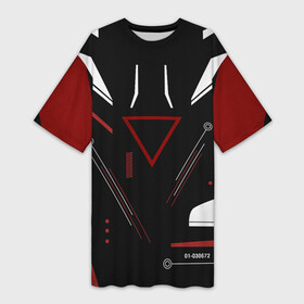 Платье-футболка 3D Сайрекс  Сyrex CS GO: в Ухте,  |  | cs go | cyrex | skin | контр страйк | контра | кс | кс го | оружие | сайрекс | скин | ца | цс го