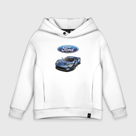 Детское худи Oversize хлопок с принтом Ford   legendary racing team в Ухте, френч-терри — 70% хлопок, 30% полиэстер. Мягкий теплый начес внутри —100% хлопок | боковые карманы, эластичные манжеты и нижняя кромка, капюшон на магнитной кнопке | car | ford | motorsport | performance | prestige | racing | team | usa | автомобиль | автоспорт | бренд | представление | престиж | сша | форд