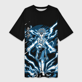Платье-футболка 3D КИЛУЯ  HUNTER X HUNTER: в Ухте,  |  | freecss | gon | hisoka | japan | killua | morou | zoldyck | гон | золдик | икс | кил | килуа | килуя | моро | мороу | охотник | охотникхохотник | фрикс | хантер | хантериксхантер | хантерххантер | хисока | хисок