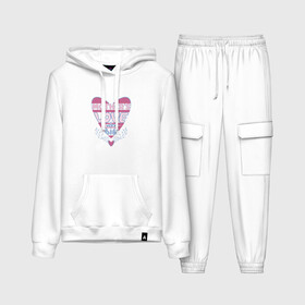 Женский костюм хлопок (с толстовкой) с принтом Мамина любовь очень большая в Ухте,  |  | 8 марта | для мамы | женский день | люблю маму | любовь мамы | мама | мамин день | мамина любовь | мамочка | март | международный женский день | на 8 марта | на 8 число | подарок для мамы | подарок маме