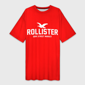 Платье-футболка 3D Узор Red Rollister (Dope Street Market): в Ухте,  |  | brand | hollister | бренд | модные | узор | хайп | холлистер | шмот