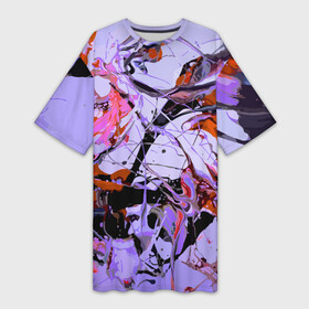 Платье-футболка 3D с принтом Color abstraction  Pattern  Vanguard в Ухте,  |  | abstraction | art | color | fashion | pattern | vanguard | абстракция | авангард | искусство | мода | узор | цвет