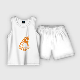 Детская пижама с шортами хлопок с принтом Dad s Team в Ухте,  |  | basketball | dad | father | game | nba | sport | баскетбол | баскетболист | игра | мяч | нба | отец | папа | спорт | спортсмен