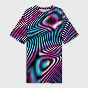 Платье-футболка 3D с принтом Vanguard  Pattern  Fashion в Ухте,  |  | color | fashion | pattern | raster | vanguard | авангард | мода | растр | узор | цвет