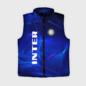 Женский жилет утепленный 3D с принтом inter abstraction в Ухте,  |  | calcio | goals | highlights | inter | inter milan | inzaghi | italia | juventus | lazio | lukaku | napoli | serie a | спорт | футбол