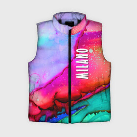 Женский жилет утепленный 3D Milano   Fashion pattern: в Ухте,  |  | abstraction | color | fashion | italy | milano | абстракция | италия | милан | мода | цвет