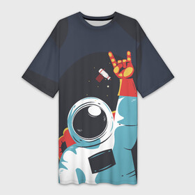 Платье-футболка 3D Космос. Поехали: в Ухте,  |  | астронавт | галактика | звезды | космонавт | космос | планеты