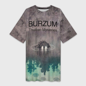 Платье-футболка 3D с принтом Thulean Mysteries  Burzum в Ухте,  |  | burz | burzum | byelobog | cymophane | darkthrone | deathlike silence | mayhem | misanthropy | old funeral | блэк метал | бурзум | бурзун | варг викернес | дарк эмбиент | метал | тьма