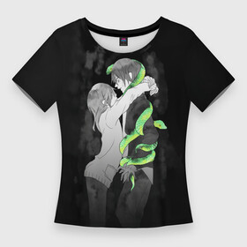 Женская футболка 3D Slim с принтом Класс убийц арт в Ухте,  |  | anime | аниме | анимэ