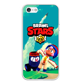 Чехол для iPhone 5/5S матовый с принтом brawlstars Выстрел Бонни Bonny в Ухте, Силикон | Область печати: задняя сторона чехла, без боковых панелей | boni | bonnie | brawl | brawl stars | brawlstars | brawl_stars | бони | бонни | бравлстарс