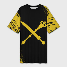 Платье-футболка 3D с принтом Вентру  The Masquerade Bloodhunt в Ухте,  |  | battle royale | blood hunt | bloodhunt | the masquerade | vampire | ventru | блудхант | вампир | вампиры | вентру