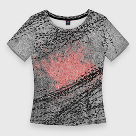 Женская футболка 3D Slim с принтом 