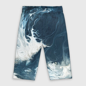 Велосипедки 3D с принтом Texture of dark waves в Ухте,  |  | wave | вода | водоём | волны | море | текстура | текстура волн