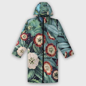 Дождевик унисекс 3D с принтом Цветы Полуночные в Ухте,  |  | flowers | букет | природа | растение | флора | цветы