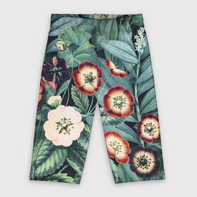 Велосипедки 3D с принтом Цветы Полуночные в Ухте,  |  | flowers | букет | природа | растение | флора | цветы