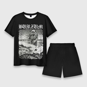 Мужской костюм с шортами 3D с принтом Burzum  The Sea Monster в Ухте,  |  | burz | burzum | byelobog | cymophane | darkthrone | deathlike silence | mayhem | misanthropy | old funeral | блэк метал | бурзум | бурзун | варг викернес | дарк эмбиент | метал | тьма
