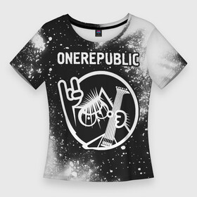 Женская футболка 3D Slim OneRepublic  КОТ  Краска: в Ухте,  |  | band | metal | onerepublic | rock | ван | группа | кот | краска | краски | репаблик | рок