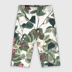 Велосипедки 3D с принтом Цветы Долихоса в Ухте,  |  | flowers | букет | природа | растение | флора | цветы