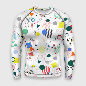 Мужской рашгард 3D с принтом MULTICOLORED GEOMETRIC SHAPES в Ухте,  |  | абстрактный | белый | вектор | геометрический | графический | зеленый | красочный | линии | оранжевый | розовый | синий | треугольники | узор | формы | цвет | черный