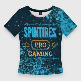 Женская футболка 3D Slim Игра Spintires: PRO Gaming: в Ухте,  |  | logo | pro | spintires | игра | игры | краска | краски | лого | логотип | символ | спинтаерс