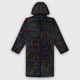 Дождевик унисекс 3D с принтом Схема  Circuit в Ухте,  |  | геометрия | градиент | программист | рисунок | схемы | текстура | узор