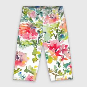Велосипедки 3D с принтом Floral pattern  Watercolour  Summer в Ухте,  |  | abstraction | fashion | flowers | pattern | summer | watercolour | абстракция | акварель | лето | мода | узор | цветы