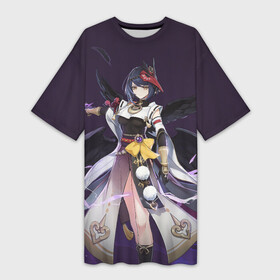 Платье-футболка 3D Tengu  Genshin Impact: в Ухте,  |  | genshin impact | genshin impact kujou sara | genshin sara | kujou sara | геншин импакт | геншин импакт кудзё сара | геншин кудзё | геншин сара | кудзё сара