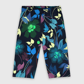 Велосипедки 3D с принтом Color summer night  Floral pattern в Ухте,  |  | color | fashion | flowers | night | pattern | summer | мода | ночь | узор | цвет | цветы