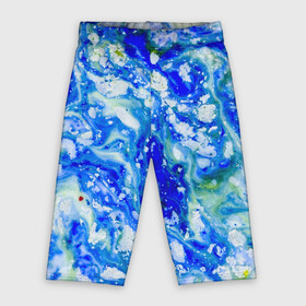 Велосипедки 3D с принтом Снег На Красках в Ухте,  |  | abstraction | acrylic | art | paint | painting | snow | spots | абстракция | акриловая | живопись | искусство | краска | пятна | снег