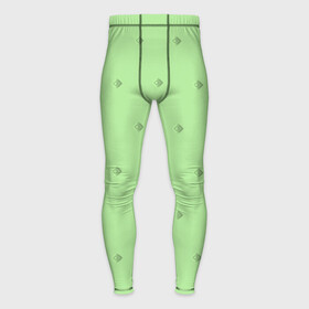 Мужские тайтсы 3D Салатовое поле с объемными ромбами симметрично: в Ухте,  |  | геометрия | зеленый | паттерн | ромб | салатовый | симметрия