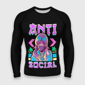 Мужской рашгард 3D с принтом Anti Social Антисоциальный в Ухте,  |  | anti | dead | girl | hieroglyphs | inside | minus | sad | sadness | seven | social | thousand | аниме | антисоциальный | внутри | грустный | грусть | девушка | дед | иероглифы | инсайд | мертвый | минус | семь | тысяча