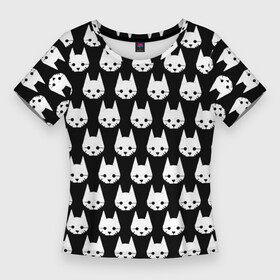 Женская футболка 3D Slim Stray Pattern: в Ухте,  |  | cyberpunk | steam | stray | квест | киберпанк | кот | котик | стрей