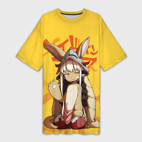 Платье-футболка 3D Made in Abyss Наначи: в Ухте,  |  | anime | made in abyss | made in abyss аниме | made in abyss наначи | nanachi | нанати | наначи | рожденный в бездне | сделано в бездне | созданный в бездне