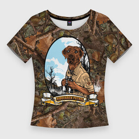 Женская футболка 3D Slim Собачий патруль: охотник: в Ухте,  |  | охотник | охотничья собака | пес | собака | собачий патруль