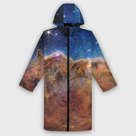 Дождевик унисекс 3D с принтом Туманность Киля в Ухте,  |  | carina nebula | hubble | james webb | nasa | nebula | space | telescope | джеймс уэбб | космос | наса | телескоп | туманность | туманность киля | хаббл | хабл