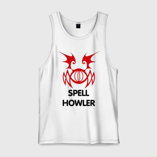 Мужская майка хлопок Dark Elf Mage - Spell Howler фото