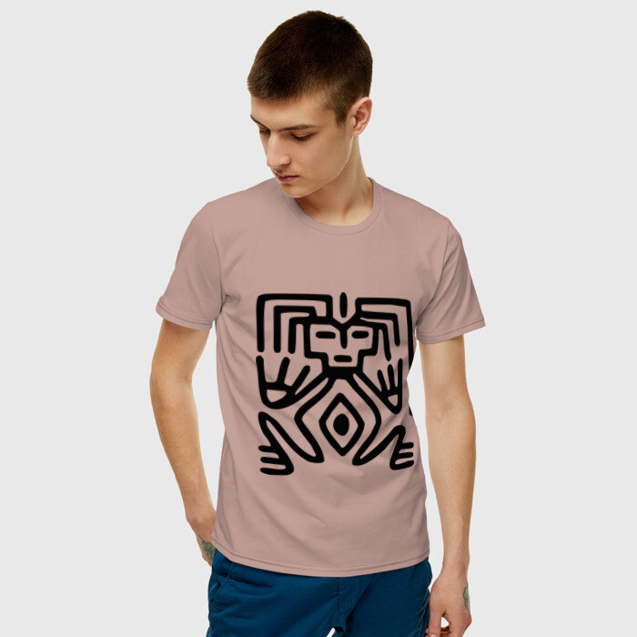 Мужская футболка хлопок Бабуин фото