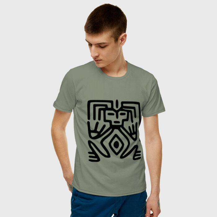 Мужская футболка хлопок Бабуин фото