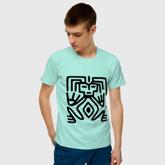 Мужская футболка хлопок Бабуин фото