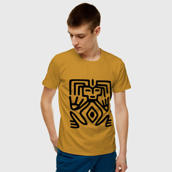 Мужская футболка хлопок Бабуин фото